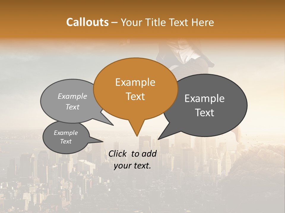 Drive Extreme Businessman PowerPoint Template
