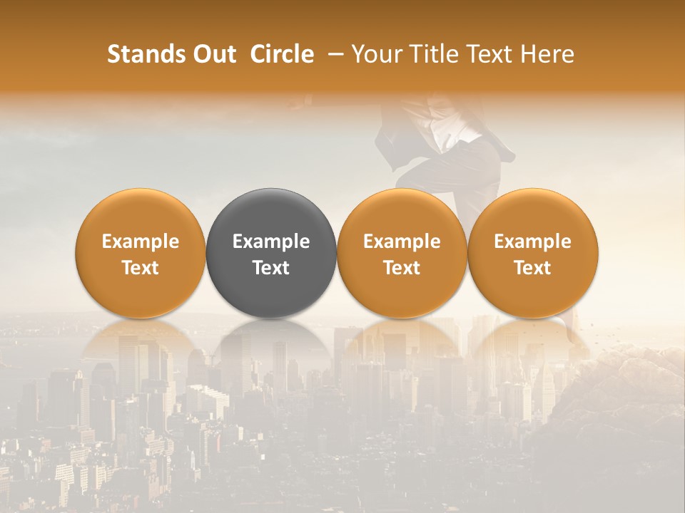 Drive Extreme Businessman PowerPoint Template