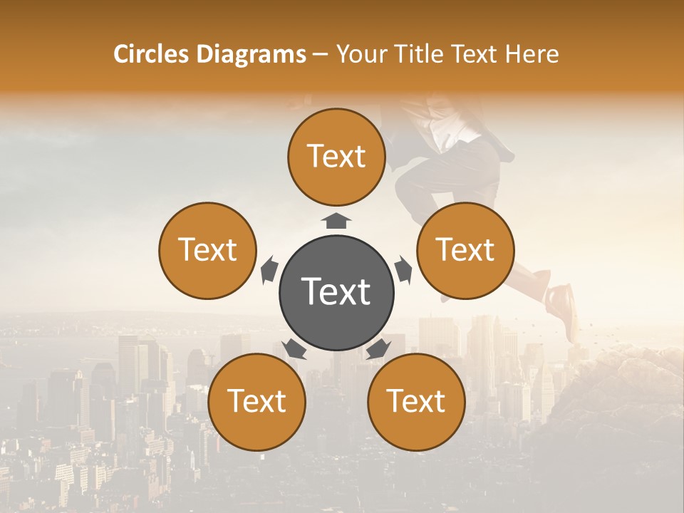 Drive Extreme Businessman PowerPoint Template