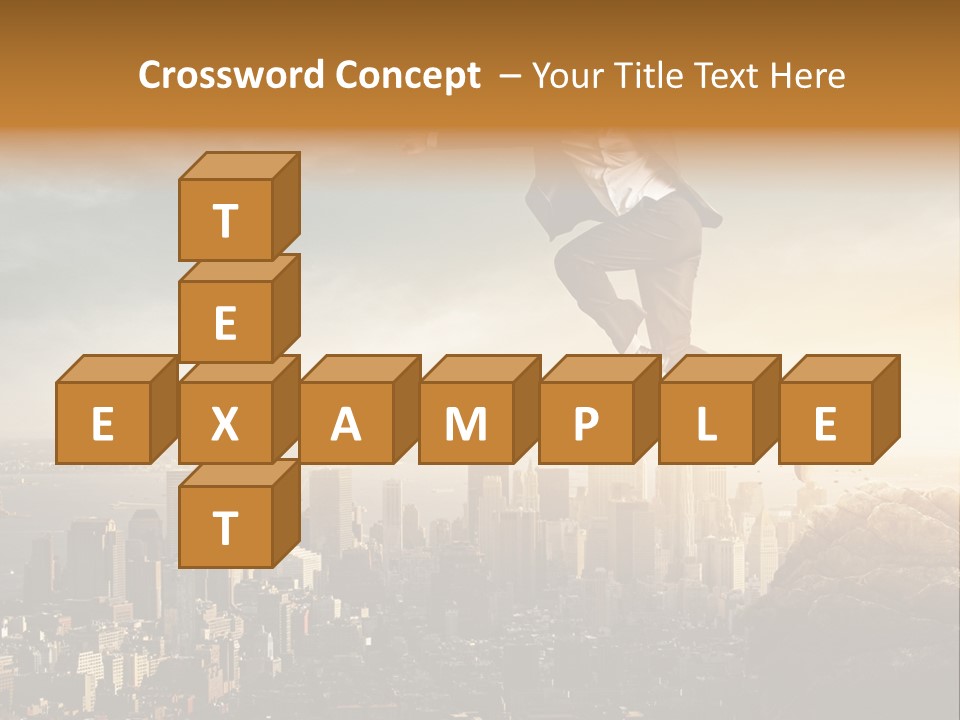 Drive Extreme Businessman PowerPoint Template