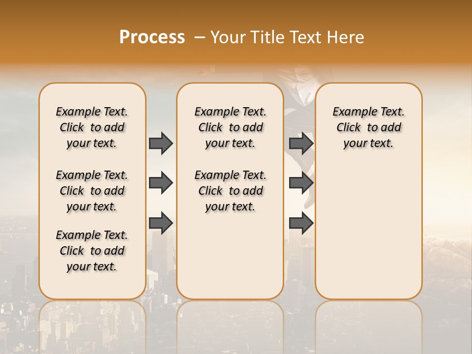 Drive Extreme Businessman PowerPoint Template