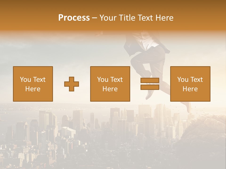 Drive Extreme Businessman PowerPoint Template