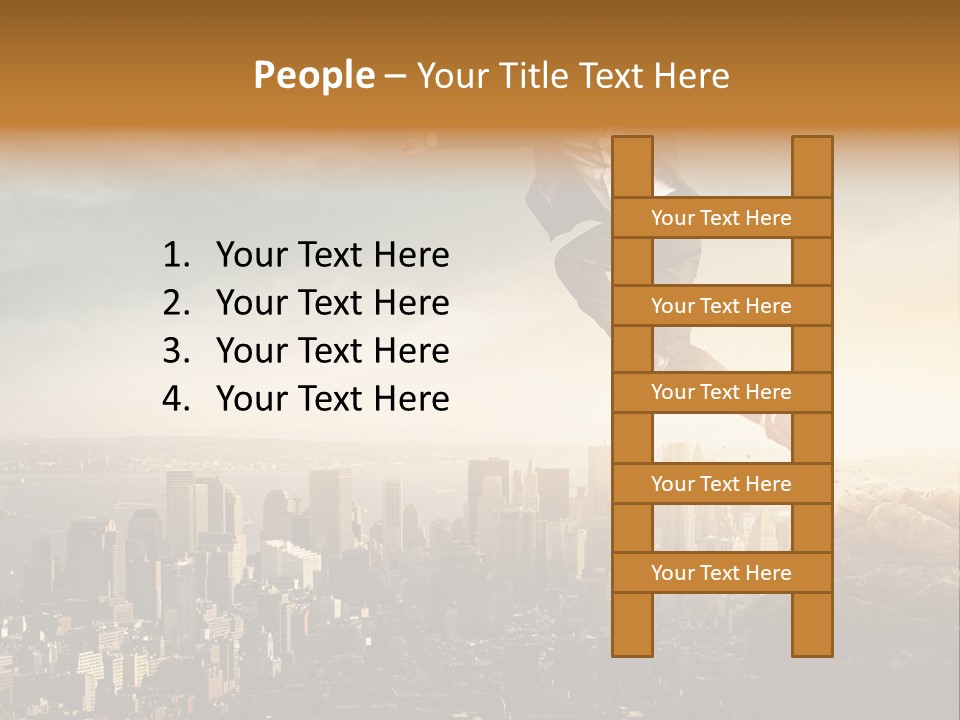 Drive Extreme Businessman PowerPoint Template
