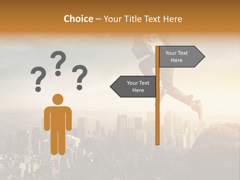 Drive Extreme Businessman PowerPoint Template