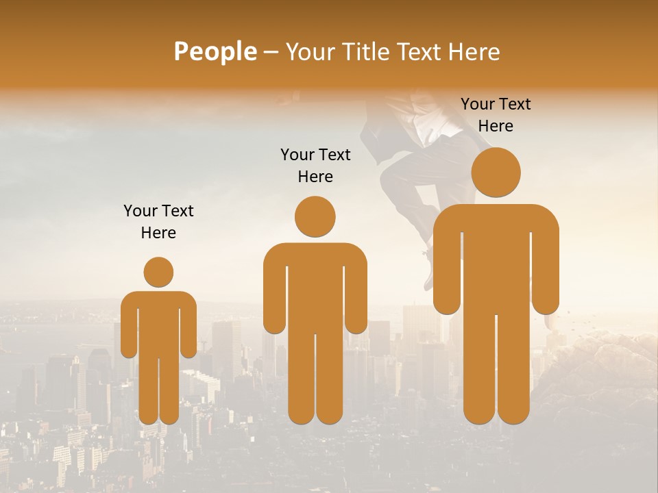 Drive Extreme Businessman PowerPoint Template