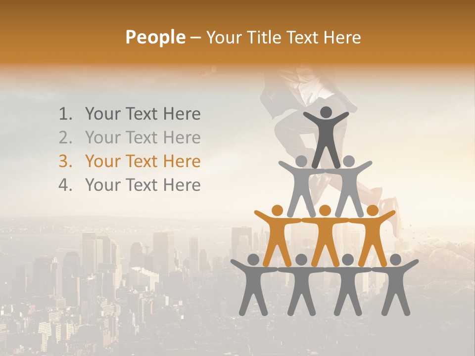 Drive Extreme Businessman PowerPoint Template