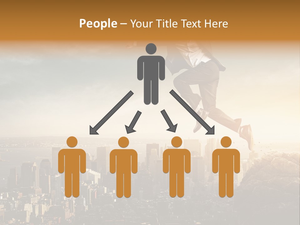 Drive Extreme Businessman PowerPoint Template