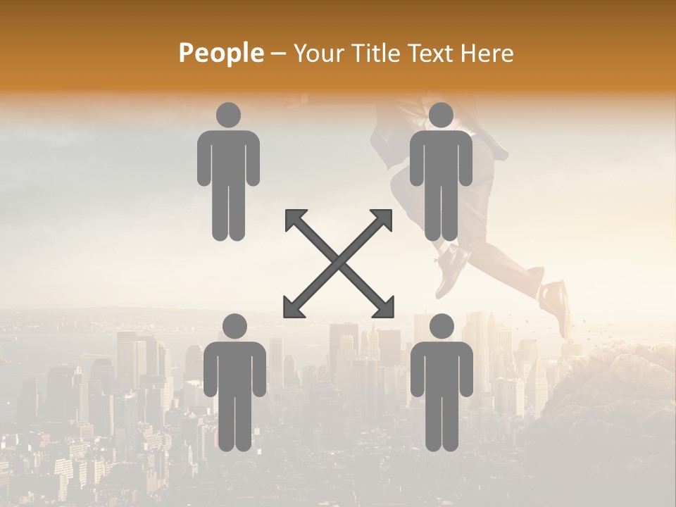 Drive Extreme Businessman PowerPoint Template