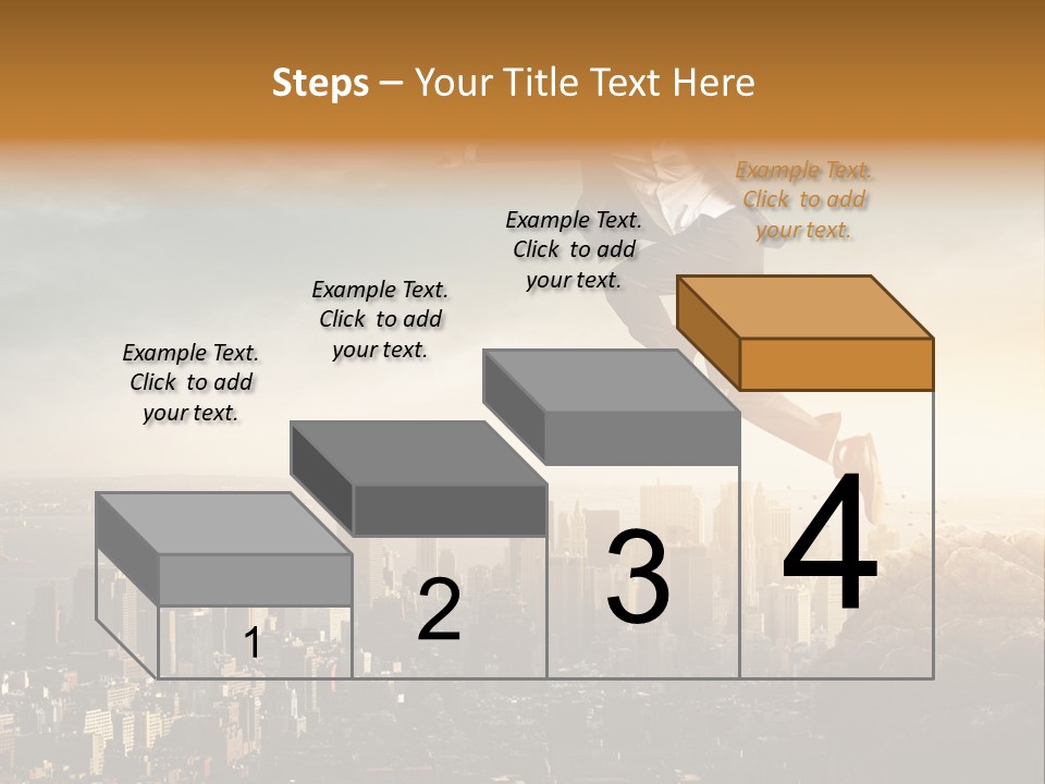 Drive Extreme Businessman PowerPoint Template