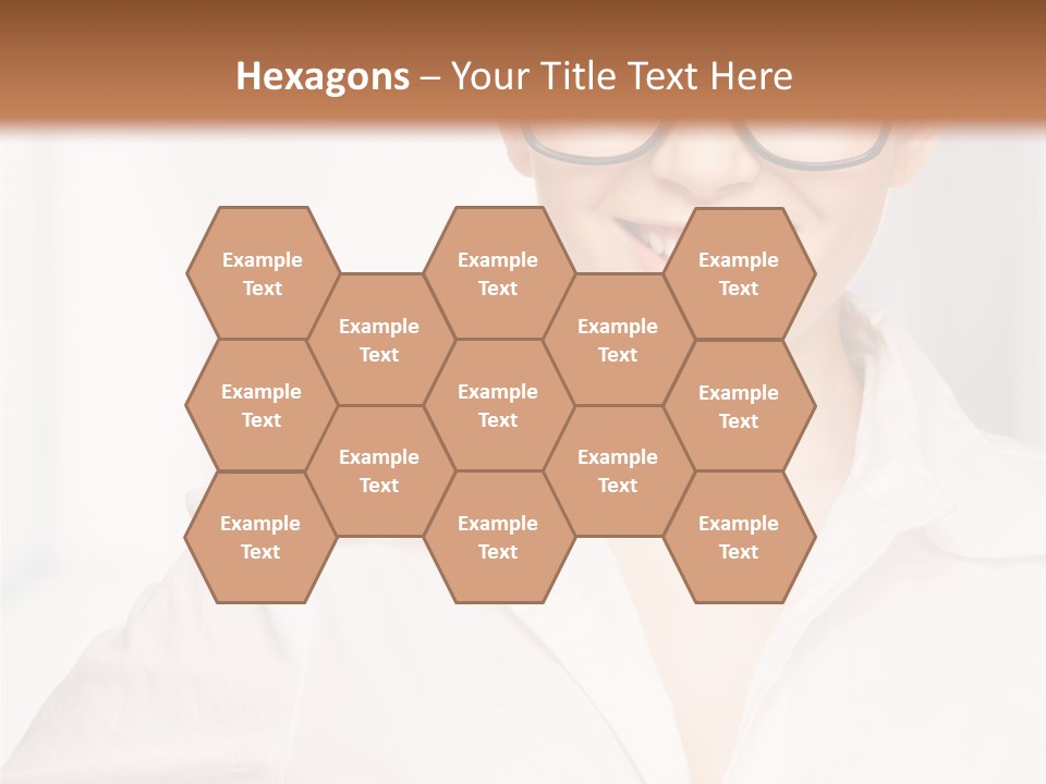 Girl Person Looking PowerPoint Template