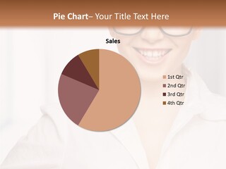 Girl Person Looking PowerPoint Template