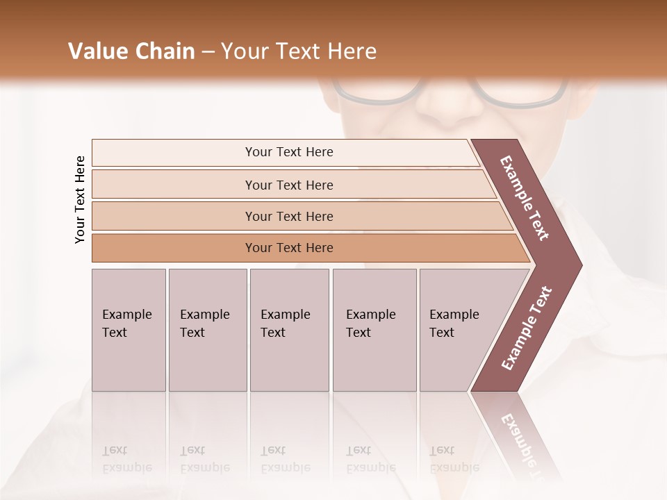 Girl Person Looking PowerPoint Template