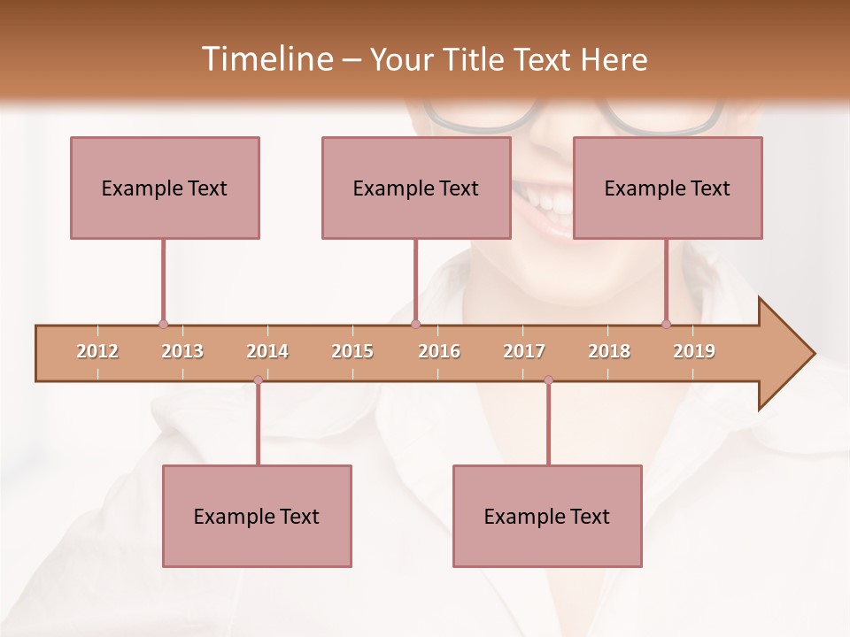 Girl Person Looking PowerPoint Template