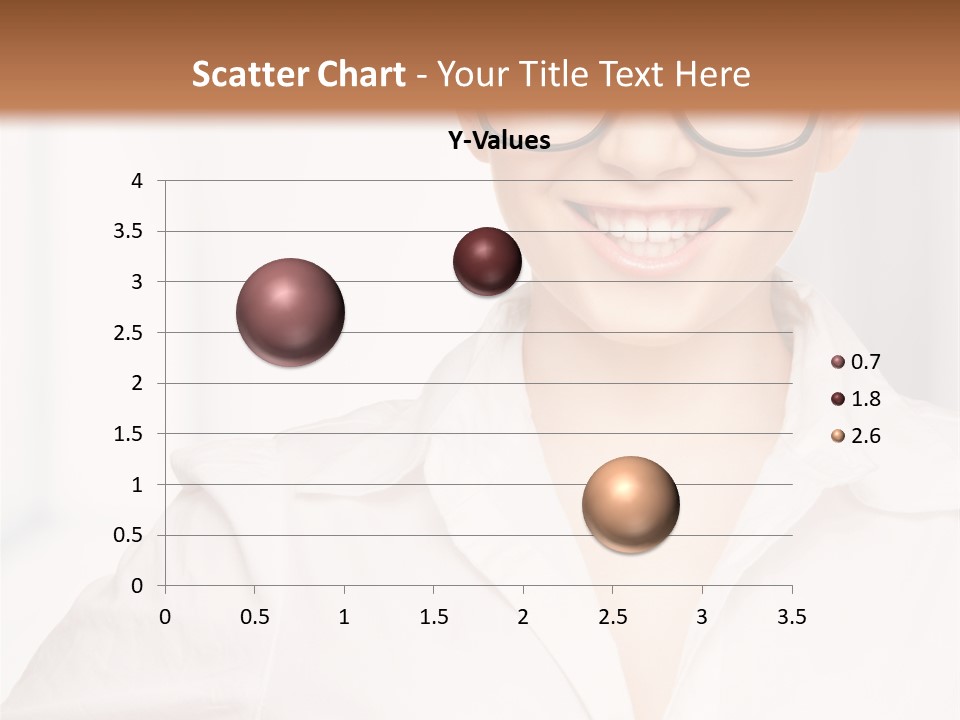 Girl Person Looking PowerPoint Template