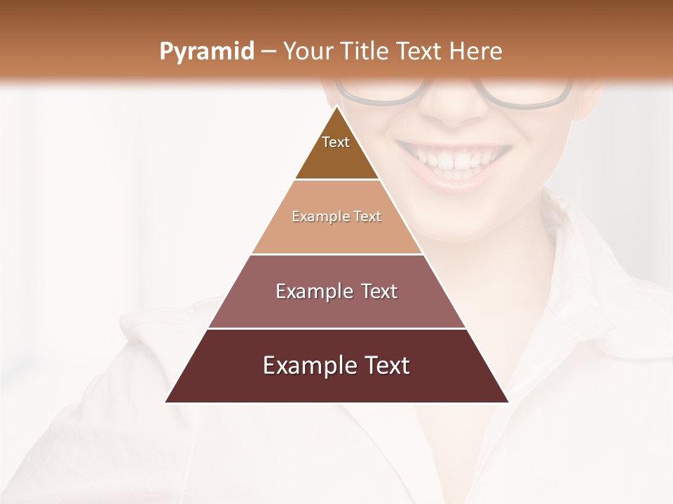 Girl Person Looking PowerPoint Template