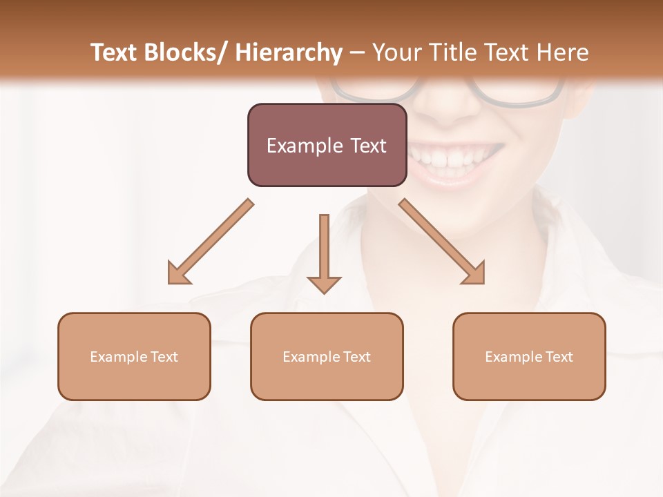 Girl Person Looking PowerPoint Template