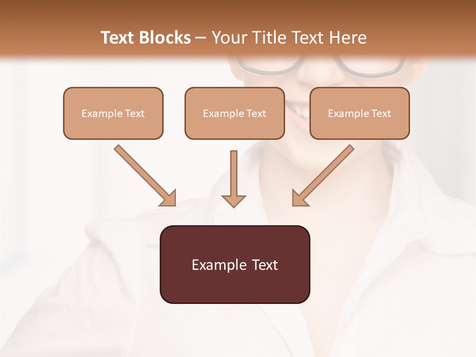 Girl Person Looking PowerPoint Template