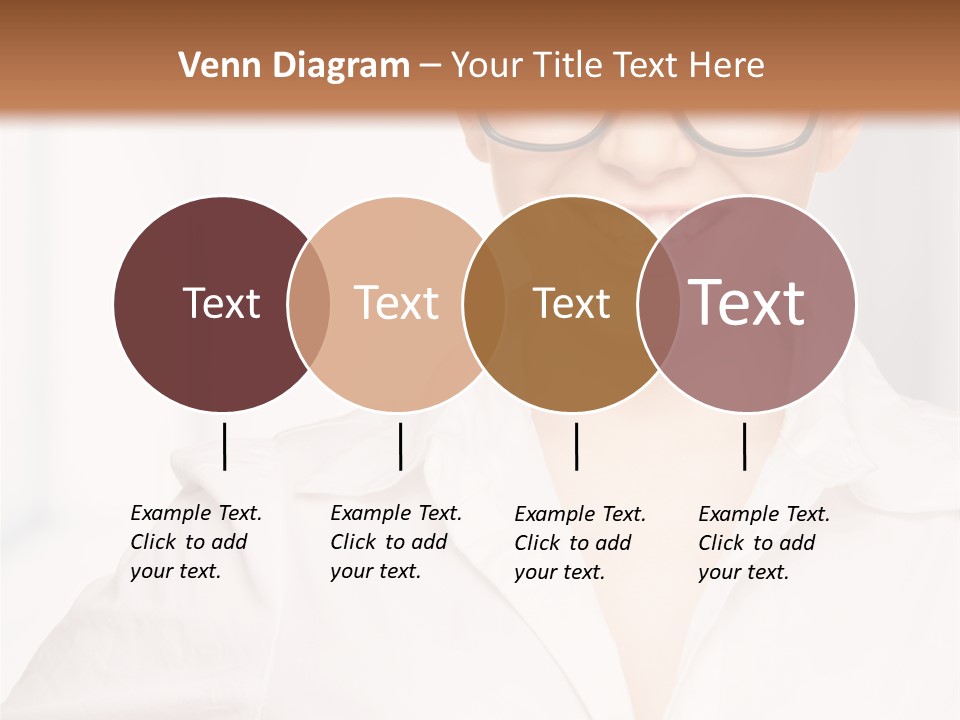 Girl Person Looking PowerPoint Template