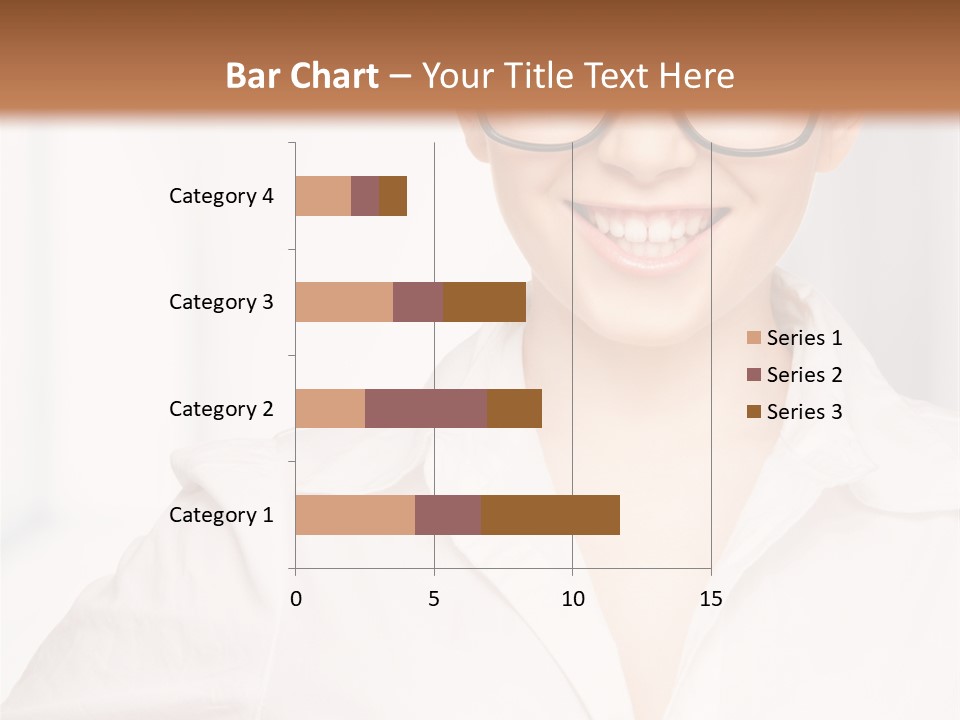 Girl Person Looking PowerPoint Template