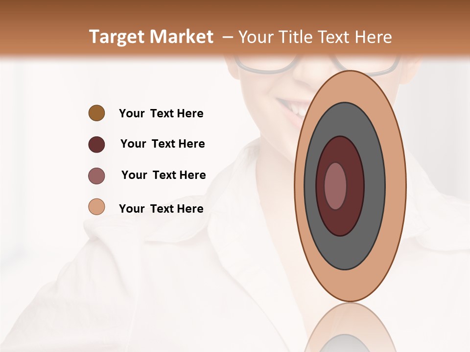 Girl Person Looking PowerPoint Template