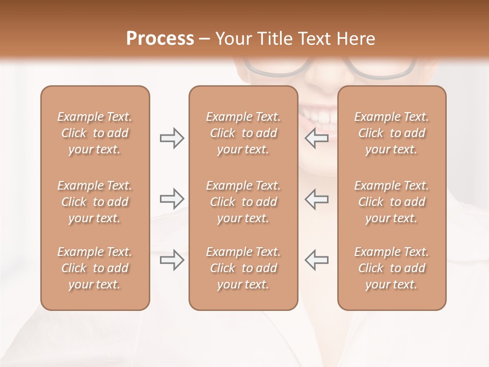 Girl Person Looking PowerPoint Template