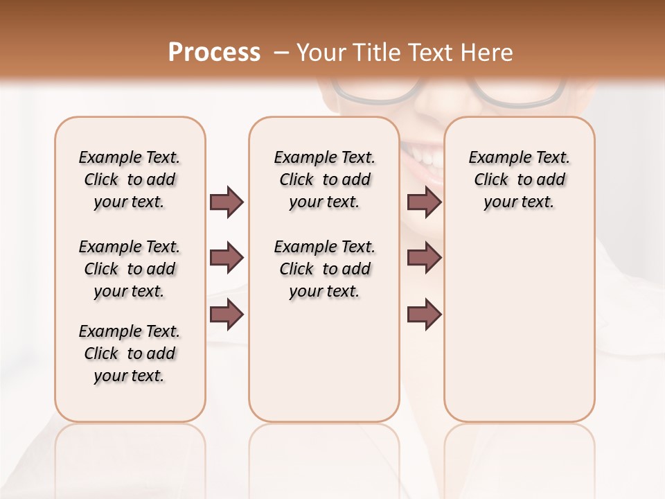Girl Person Looking PowerPoint Template