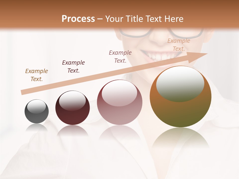 Girl Person Looking PowerPoint Template