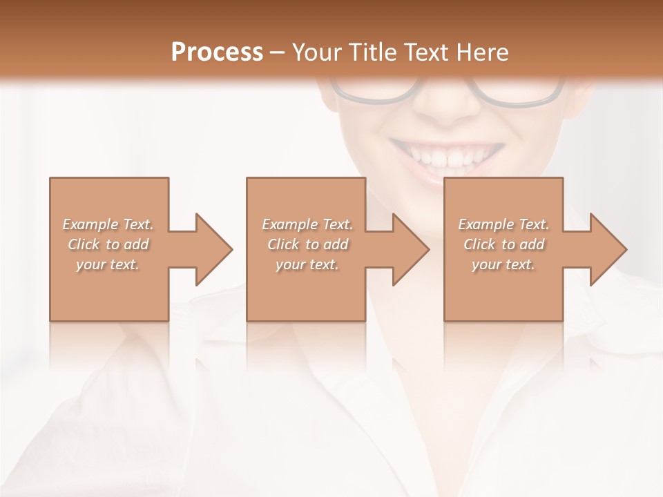 Girl Person Looking PowerPoint Template