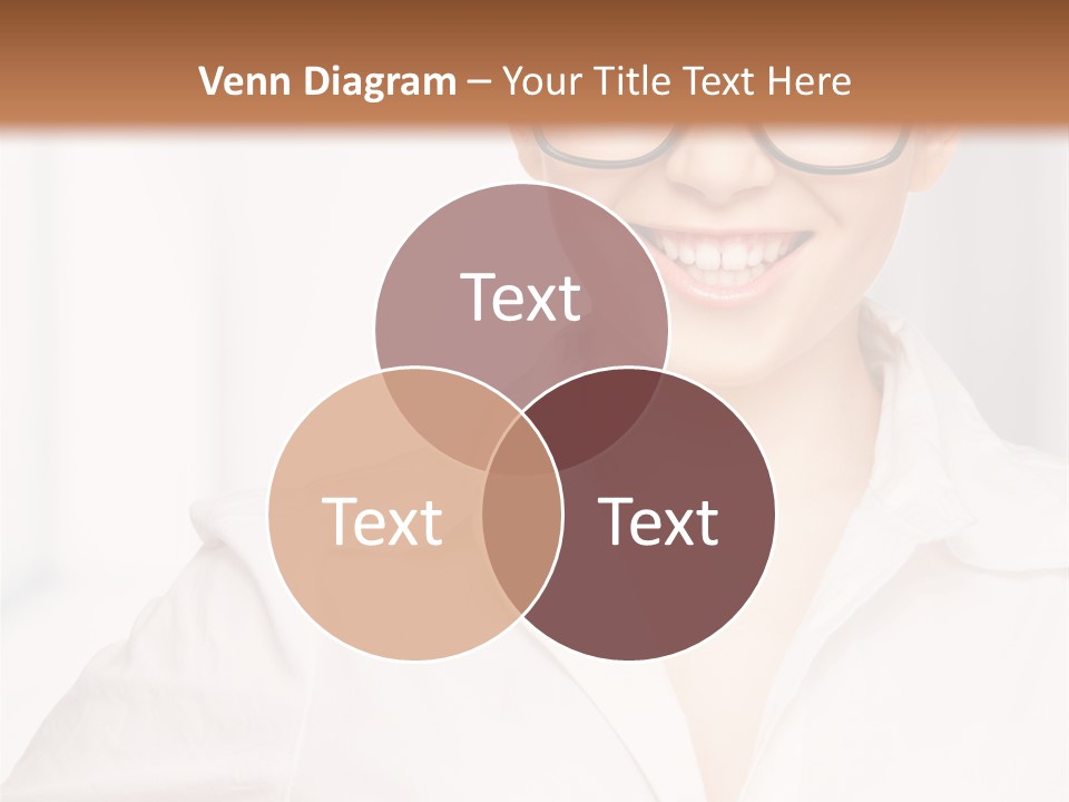 Girl Person Looking PowerPoint Template