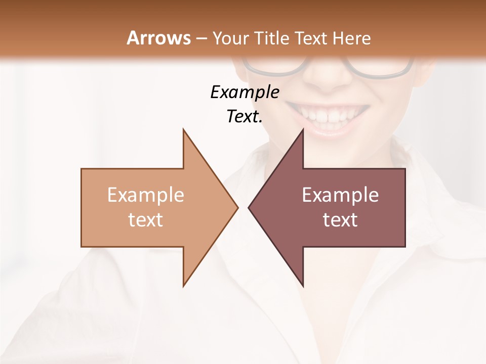 Girl Person Looking PowerPoint Template