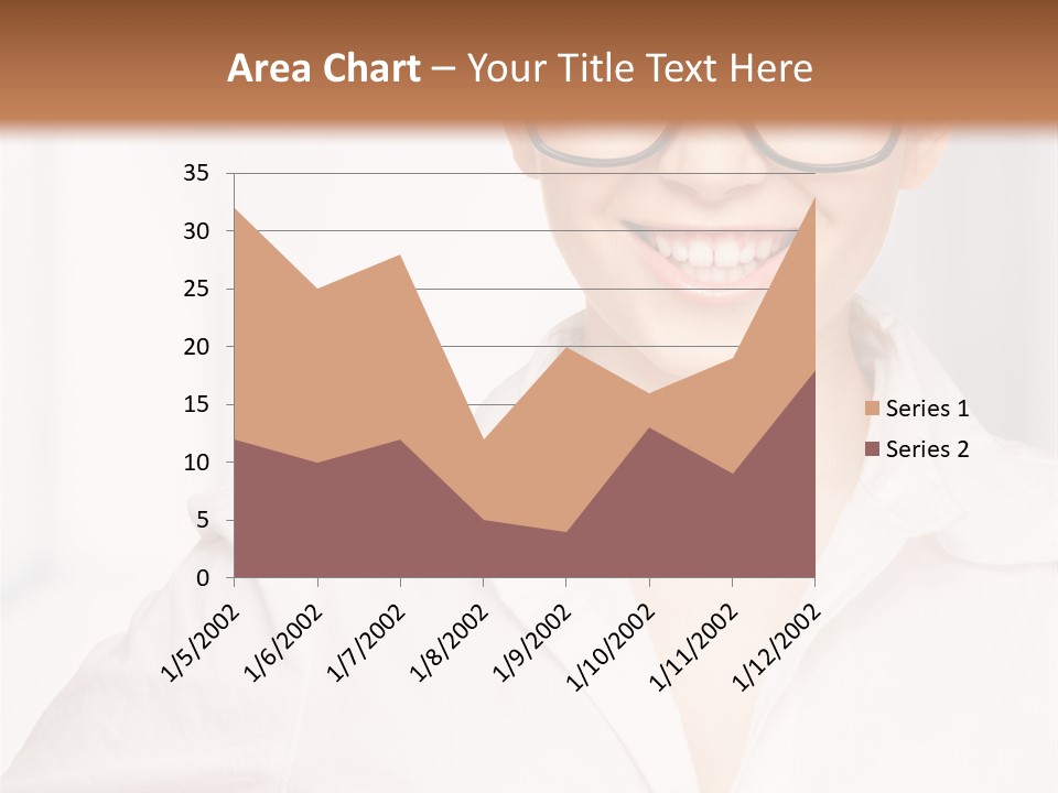 Girl Person Looking PowerPoint Template