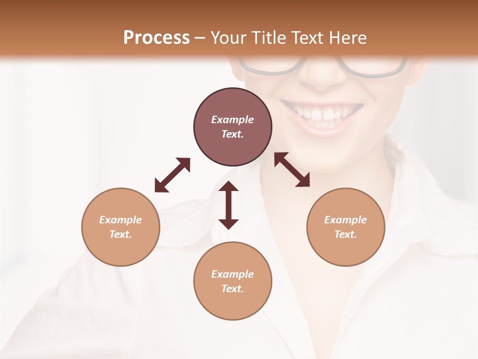 Girl Person Looking PowerPoint Template