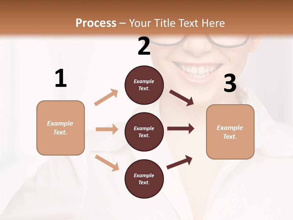 Girl Person Looking PowerPoint Template