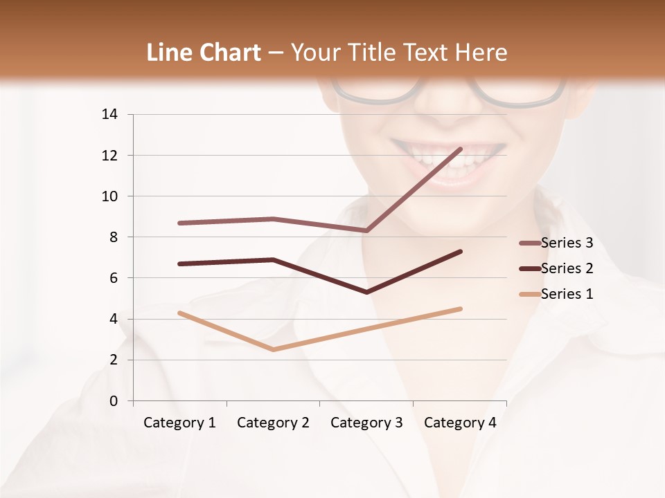 Girl Person Looking PowerPoint Template