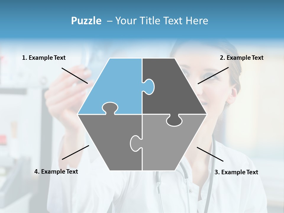 Medic Bone Woman PowerPoint Template