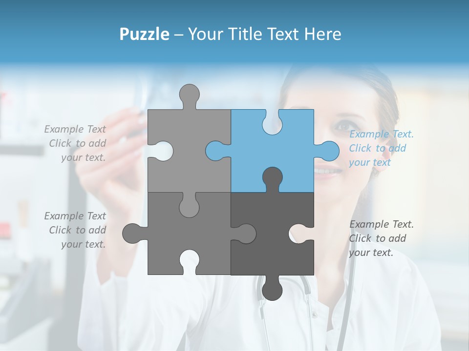 Medic Bone Woman PowerPoint Template