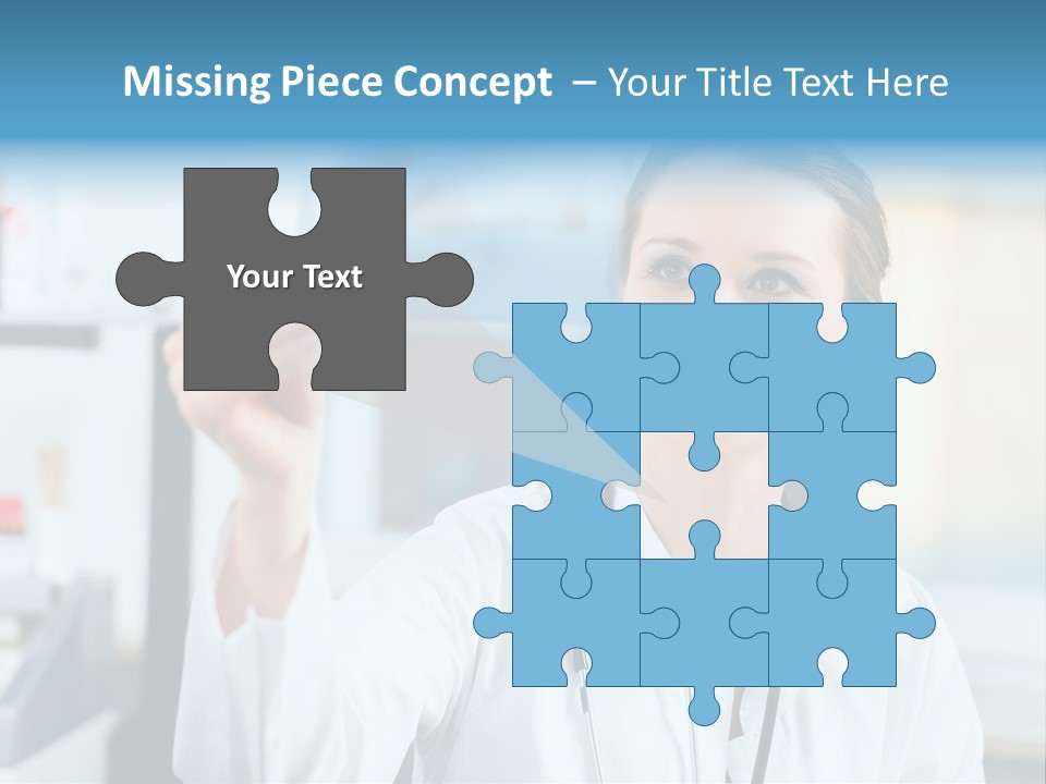 Medic Bone Woman PowerPoint Template