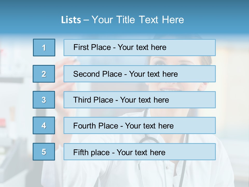 Medic Bone Woman PowerPoint Template