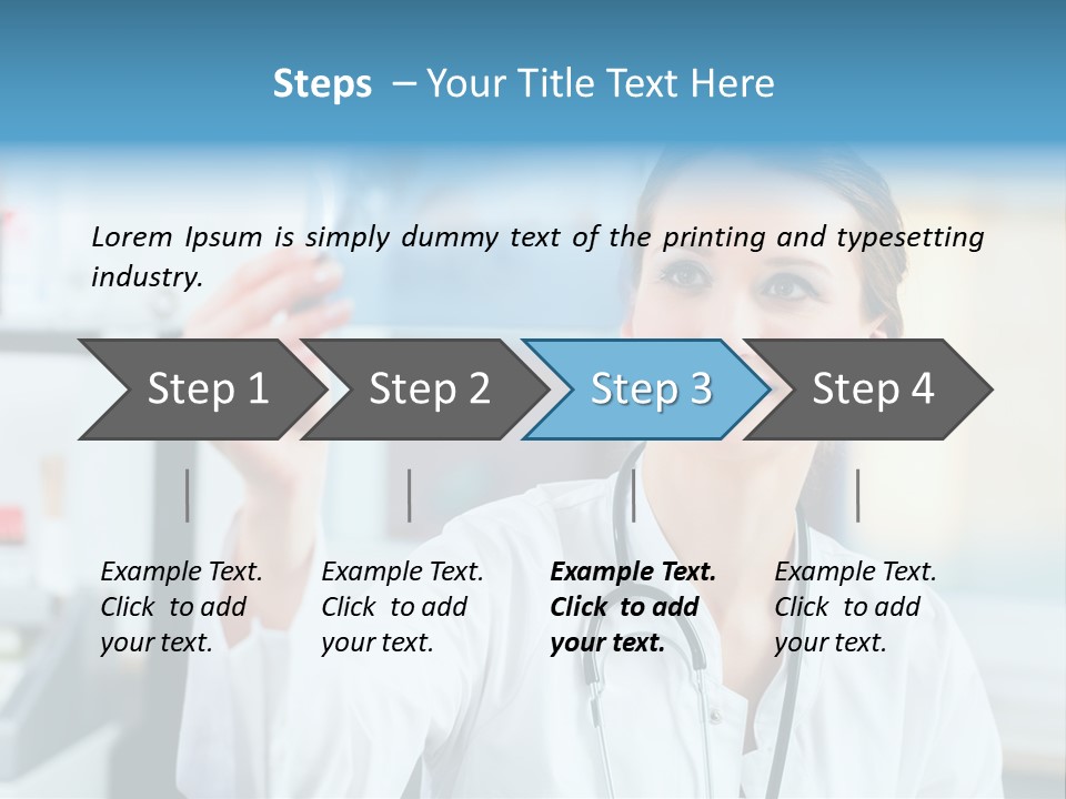 Medic Bone Woman PowerPoint Template