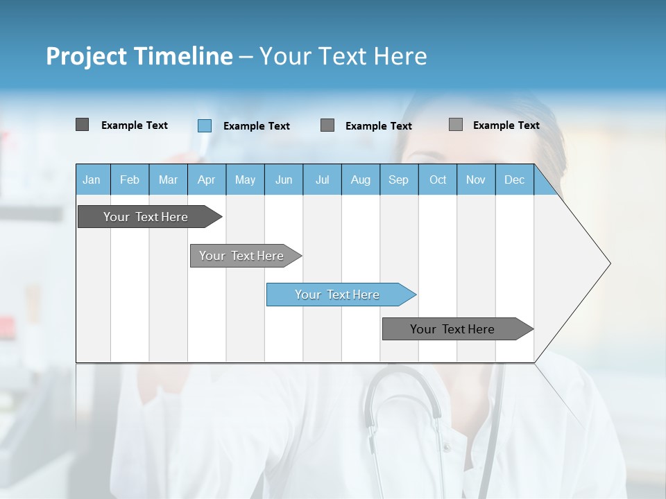 Medic Bone Woman PowerPoint Template