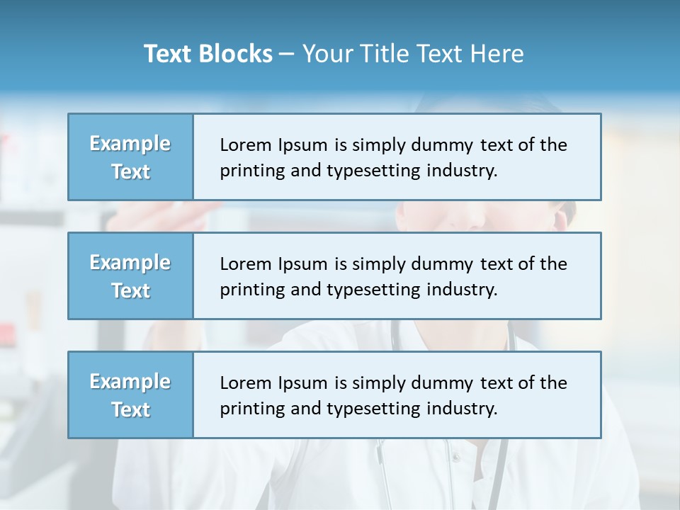 Medic Bone Woman PowerPoint Template