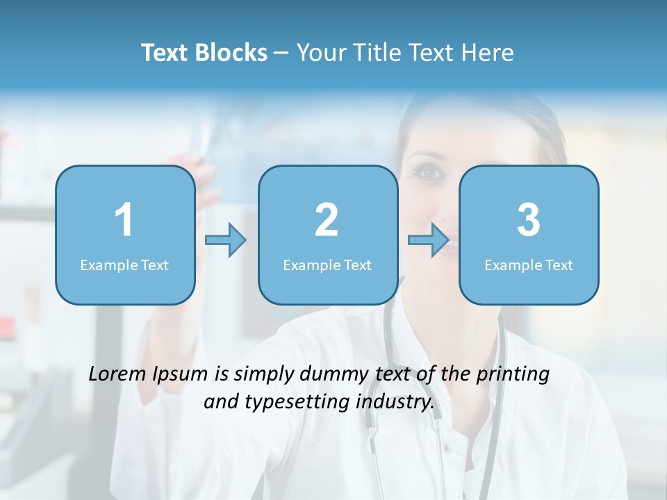 Medic Bone Woman PowerPoint Template