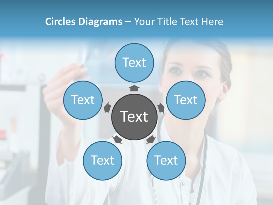 Medic Bone Woman PowerPoint Template