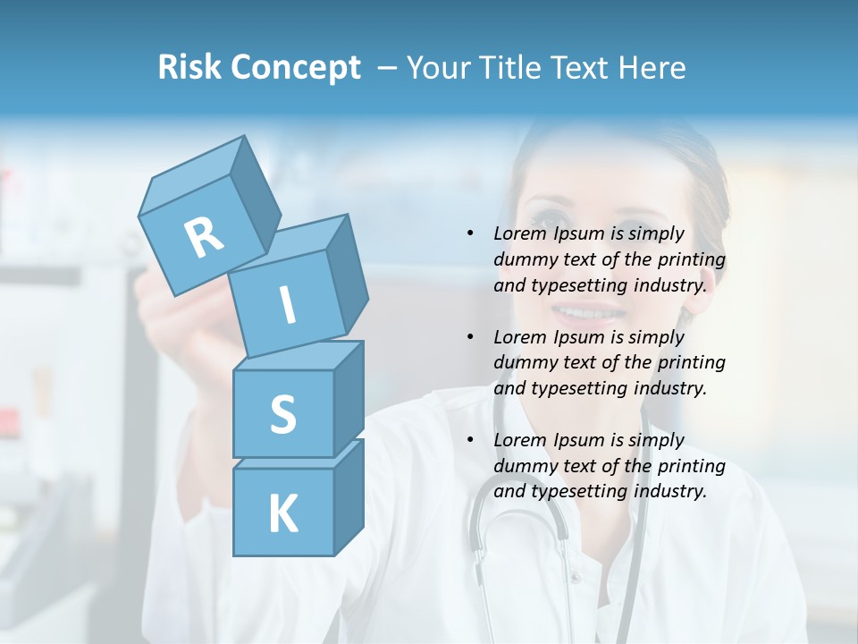 Medic Bone Woman PowerPoint Template