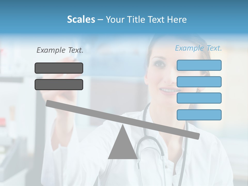 Medic Bone Woman PowerPoint Template