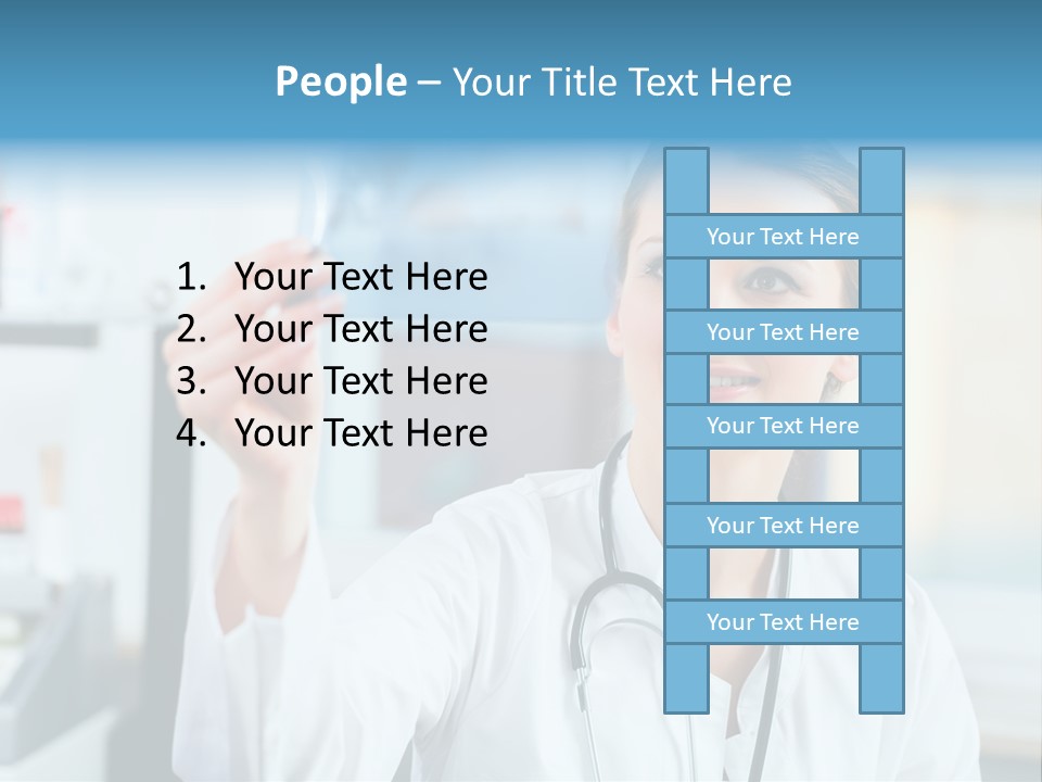 Medic Bone Woman PowerPoint Template