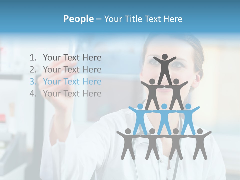 Medic Bone Woman PowerPoint Template