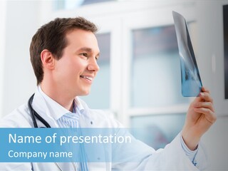 Analysing Man Expert PowerPoint Template