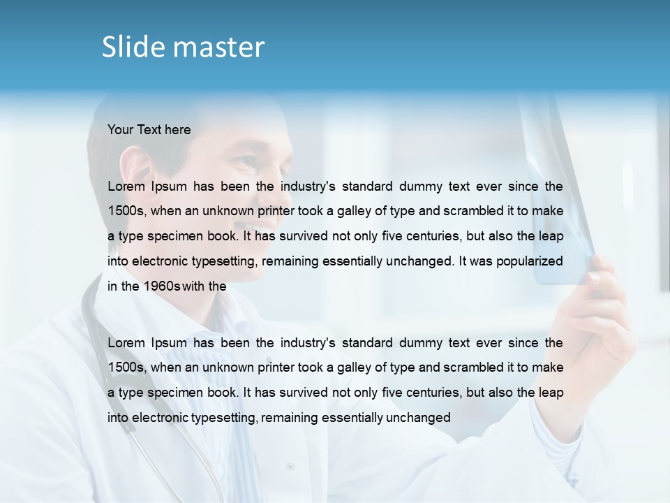 Analysing Man Expert PowerPoint Template
