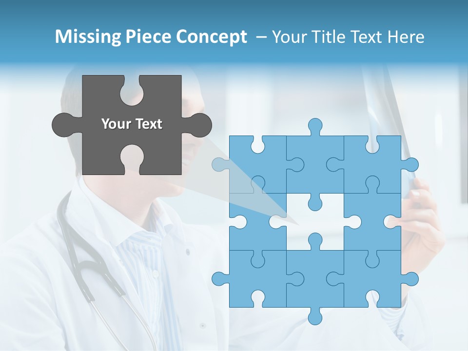 Analysing Man Expert PowerPoint Template